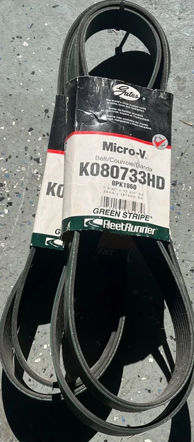 Genuine ACDelco For Chevy Silverado 3500 01-08 Serpentine Belt Top W: 0.56 In. E