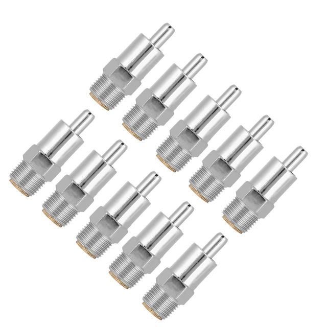 10 Pcs/Set Stainless Steel Pig Automatic Waterer Round Mouth Nipple Drinker Bsu