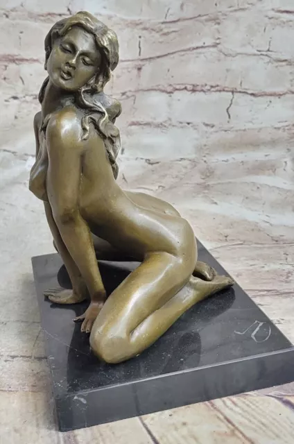 Erotik Kunst / Vienna Statue - Striptease - Signiert Von Künstler Nackte