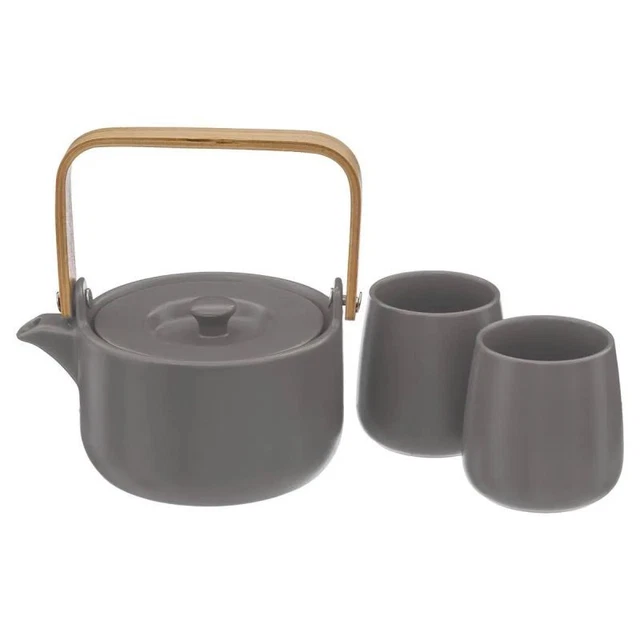 Théière & 2 Mugs "Teapot" 50cl Taupe