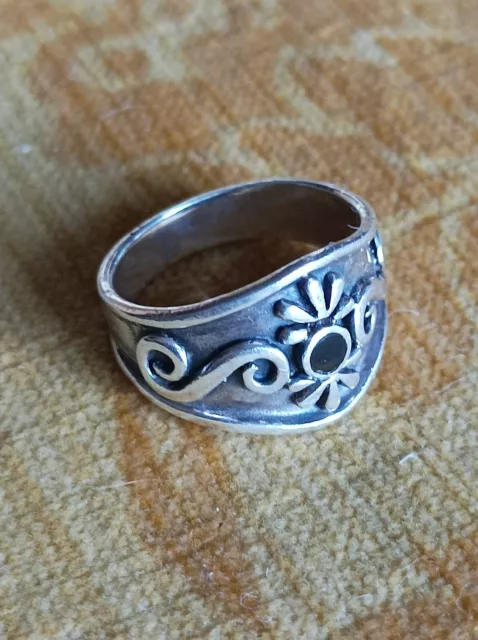 Bague ancienne en argent massif  925