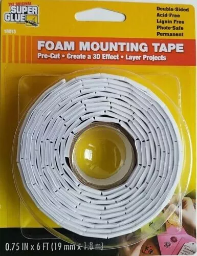 Cinta de montaje de espuma de doble cara súper pegamento original pestañas precortadas ENVÍO GRATUITO