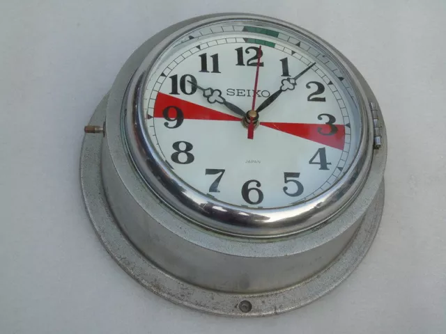 Seiko Japan Schiff Boot Yacht Marine Navigation Radio Zimmer Brücke Captains Uhr