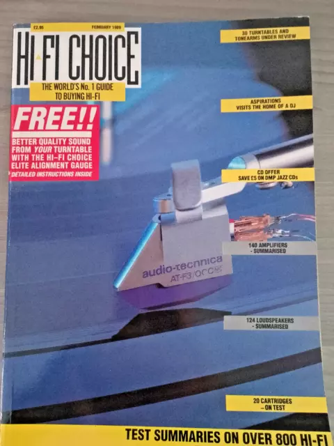 Hi-Fi Choice magazine. No 67 - Turntables and Cartridges - February 1989