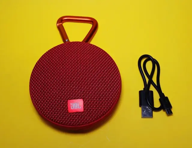 Genuine JBL Clip 2 Portable Bluetooth Speaker - Red #2