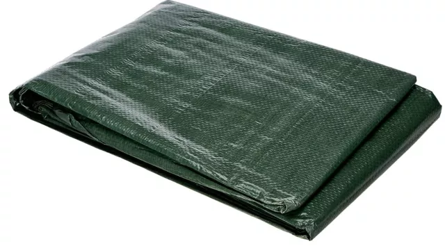 Bâche de protection haut de gamme CAO, Vert Foncé / Bleu, 3 x 2 mètres