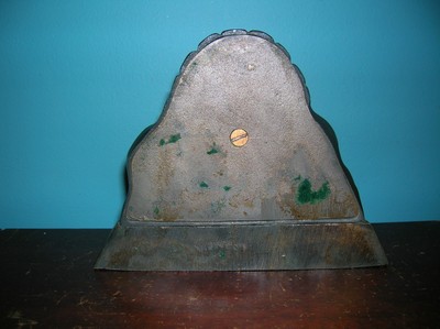Antique Native American Indian family unit bookends, statuary or brass, 7 1/2 lbs. 10