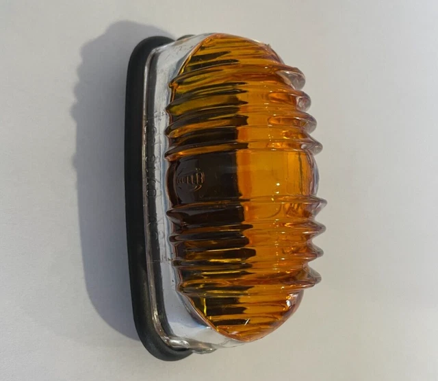 VINTAGE NOS HELLA Turn Signal Lamp Indicator Light K12642 Vw Yellow