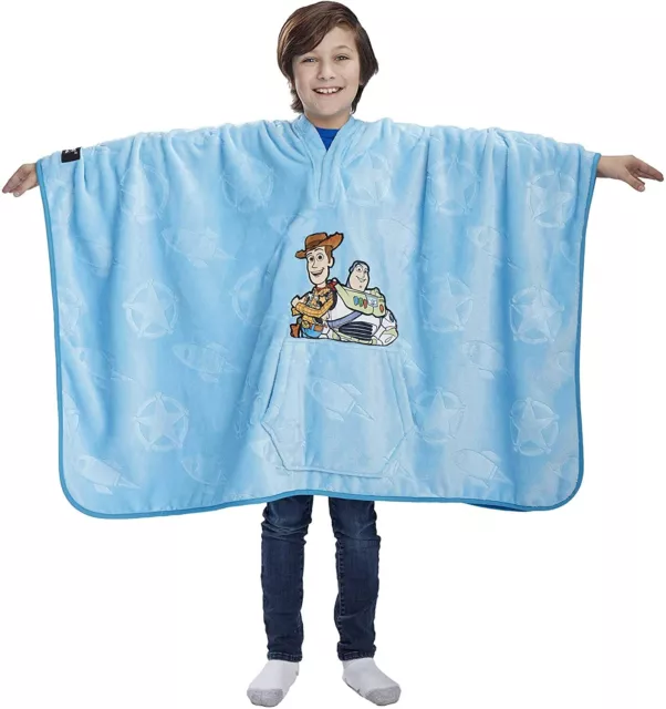 Jason Franco Cartoon Character Throwbee 2-In-1 Wearable Kids Blanket 50” X 60”