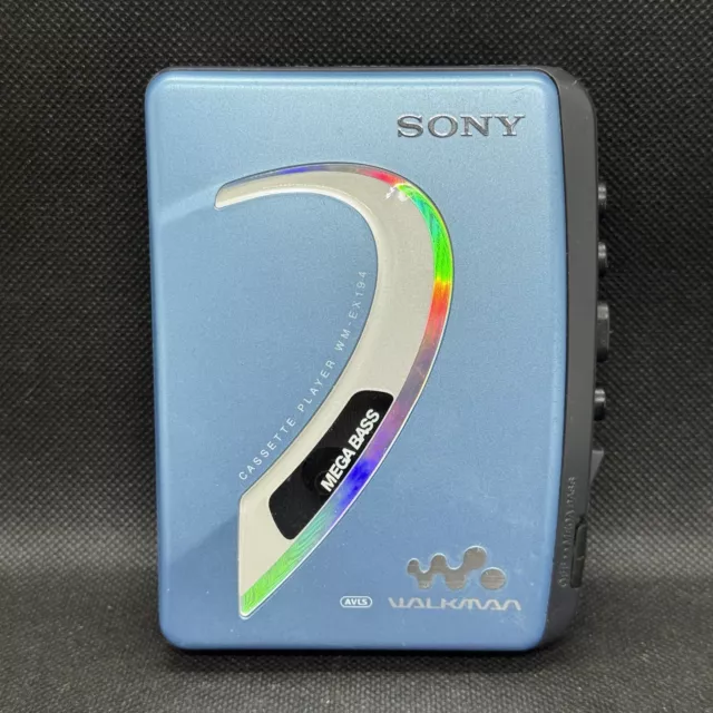 Sony Walkman WM-EX194 - Schwarz Blau - Kassettenspieler - guter Zustand✅