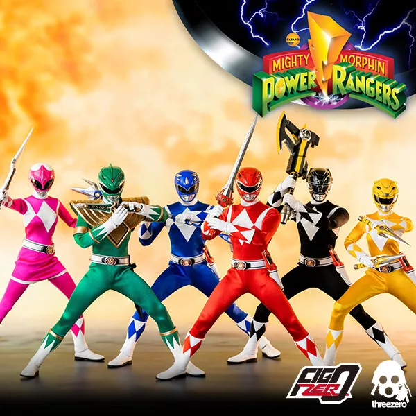 THREEZERO Mighty Morphin Power Rangers 1/6 Scale Action Figure Stands