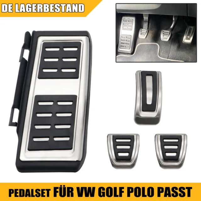 Fußstütze Pedale Set Cover Für VW Passat B8 3G Jetta 7 T-Roc Polo 6 Audi A3 8V