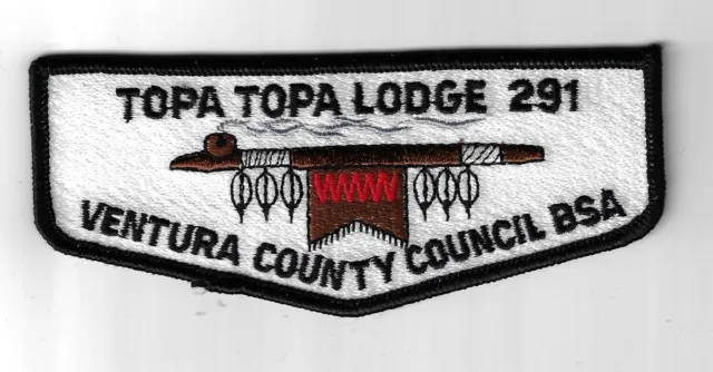 OA 291 Topa-Topa WWW Flap BLK Bdr. Ventura County Council [MK-3453]