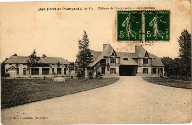 CPA Foret de PAIMPONT-Chateau de Brocéliande-Les Communs (265370)