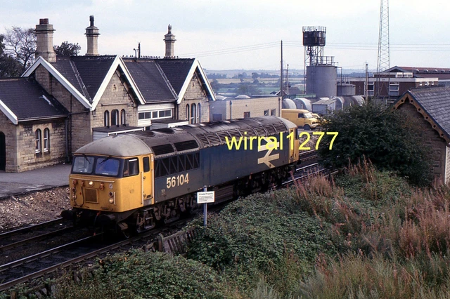 6X4 RAILWAY PHOTOGRAPH Class 56 56104 at Shirebrook 08.09.82 £1.50 ...