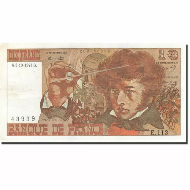 [#269848] France, 10 Francs, 1972, 1974-10-03, AU, Fayette:63.7b, KM:150, a