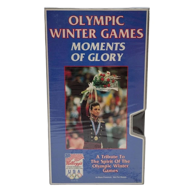 OLYMPIC WINTER GAMES Moments of Glory Sealed VHS Kellogg's Cereal 1991