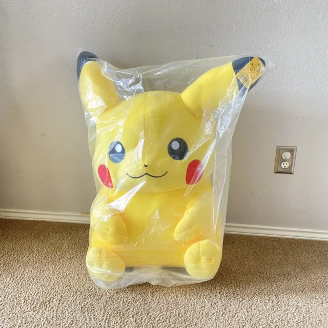 30” Pokemon Pikachu Plush Toy Anime Cartoon Figure Pikachu Pillow Pet Doll Cute
