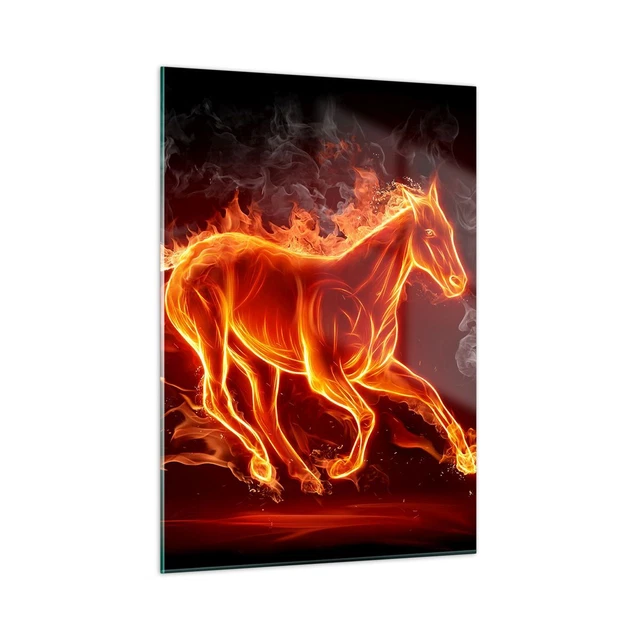 Impression sur Verre 140x50cm Tableaux Image Photo femme abstraction
