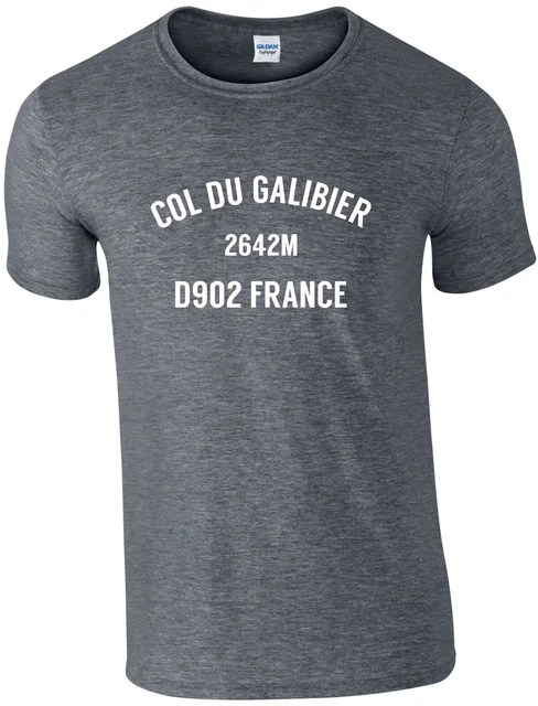 Col Du Galibier Cycling T-Shirt, Tour De France, Classic Climbs, Alps, All Sizes