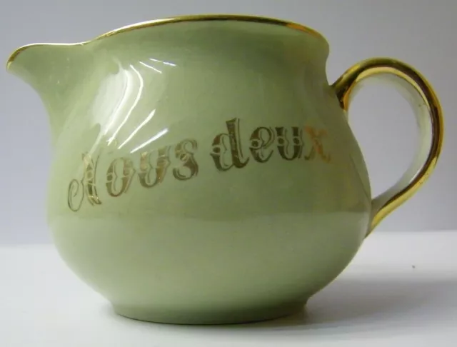 Ancien Pot A Lait Cafe Theiere Villeroy & Boch Mettlach Faience Ceramique Saar