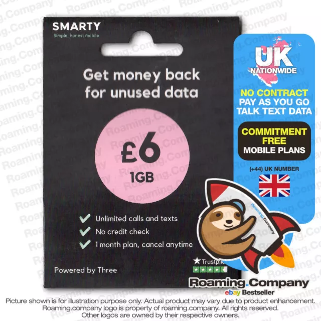 🚀 UK DATA CALL TEXT PAYG Travel SIM Hotspot Roaming United Kingdom No Contract