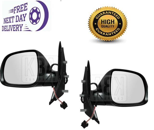 VW TRANSPORTER T5 20102020 Electric Door Wing Mirror Left & Right Set