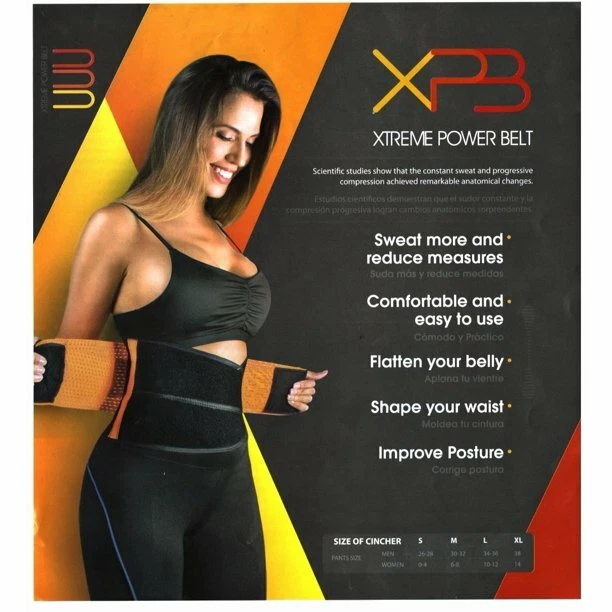 XTREME POWER BELT (SMALL)  ORIGINAL AS Seen TV, shaper redu,osmotic,tecnomed