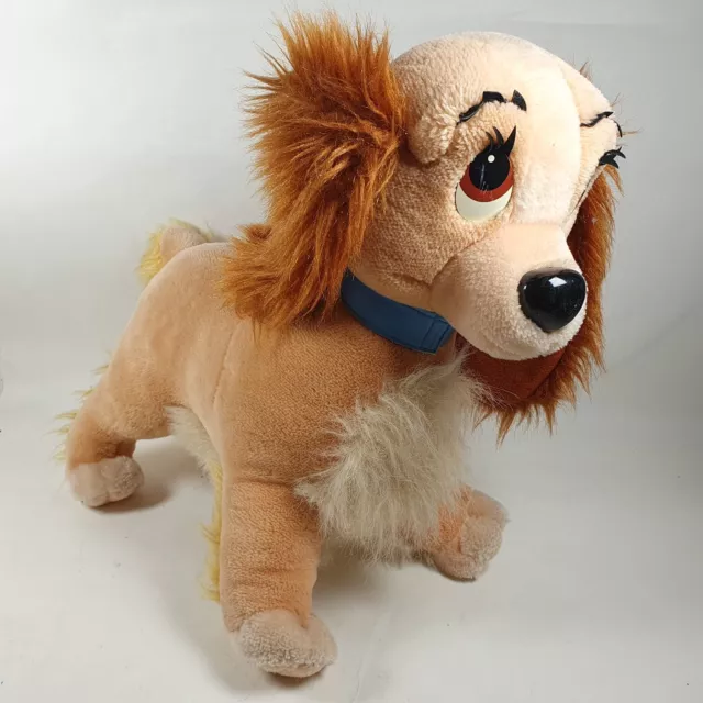 Lady Soft Toy Plush Lady And The Tramp Vintage Disneyland Walt Disney World 13"