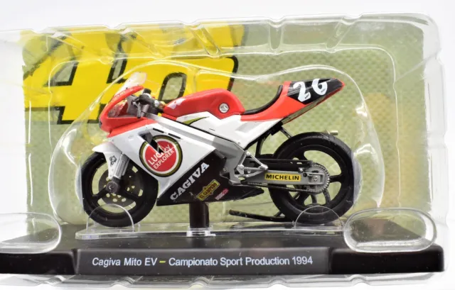 Véhicules-jouets Moto Valentino Rossi 1:18 Cagiva mito ev 1994 Gp Moteur Bike