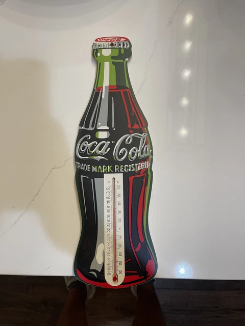 Vintage Coca Cola Thermometer Sign