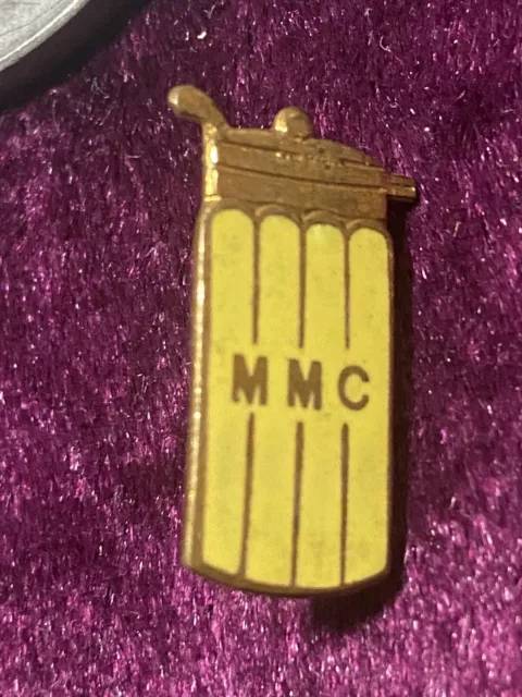 Vintage C1920s Colemans Mustard MMC Club Advertising Gilt/Enamel Brooch PinBadge