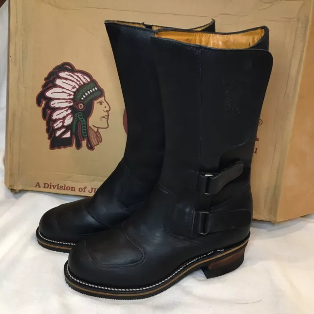 CHIPPEWA 12 BLACK Rally Leather Boots 27862 Mens Size 7 EE NEW OTHER 195.00 PicClick