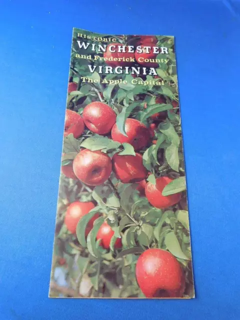 Historic Winchester Advertising Brochure Frederick County Virginia Apple Capital