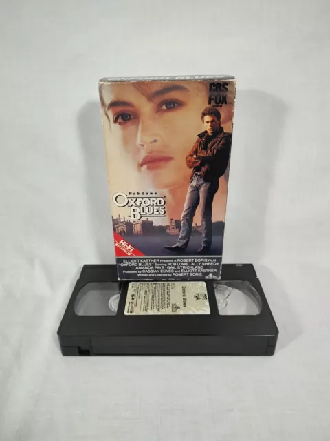 OXFORD BLUES VHS 1985 Comdey Drama Rob Lowe Ally Sheedy Amanda Pays $19 ...