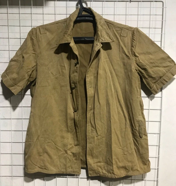 USSR Army Tropic type SHIRT Jacket cotton TAN size 3 (Med) 1964 year RARE!!