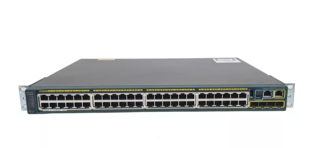 Cisco WS-C2960S-48FPS-L 48 Port Gigabit PoE+ Switch