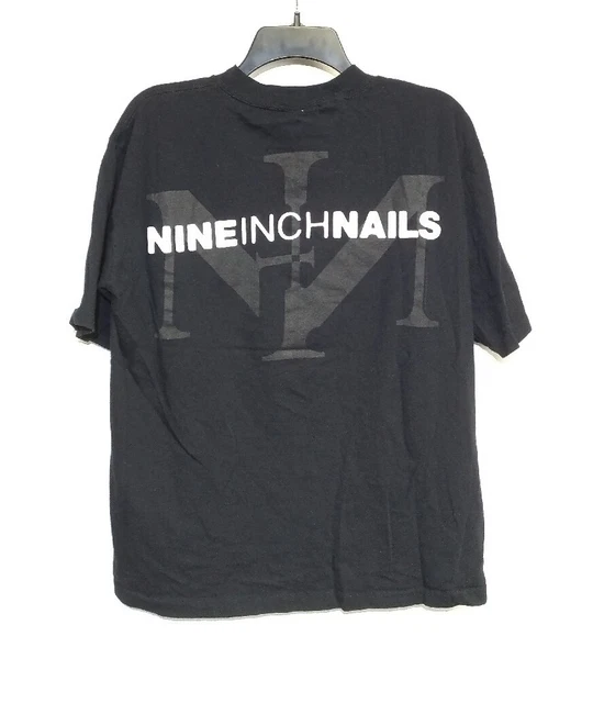 Vtg 1994 Nine Inch Nails Band Shirt Sz L Rock Grunge 90s Single Stitch NIN Tour