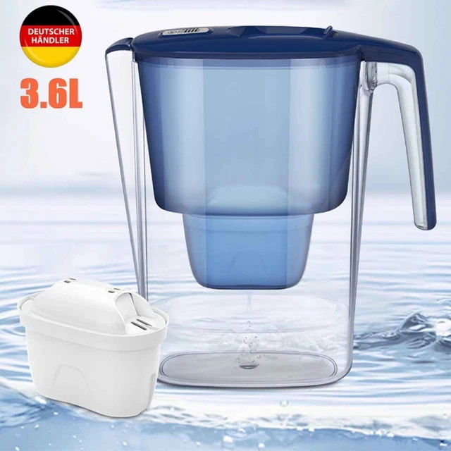 Bidone Acqua Aluna Cool Blue 3,5L Con Filtro Maxtra Plus Incluso