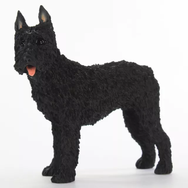 Bouvier Figurine Hand Painted Collectible Statue