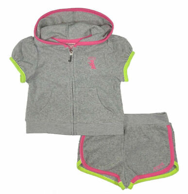 Juicy Couture Girls Two-Piece Short Set Size 2T 3T 4T 4 5 6 6X