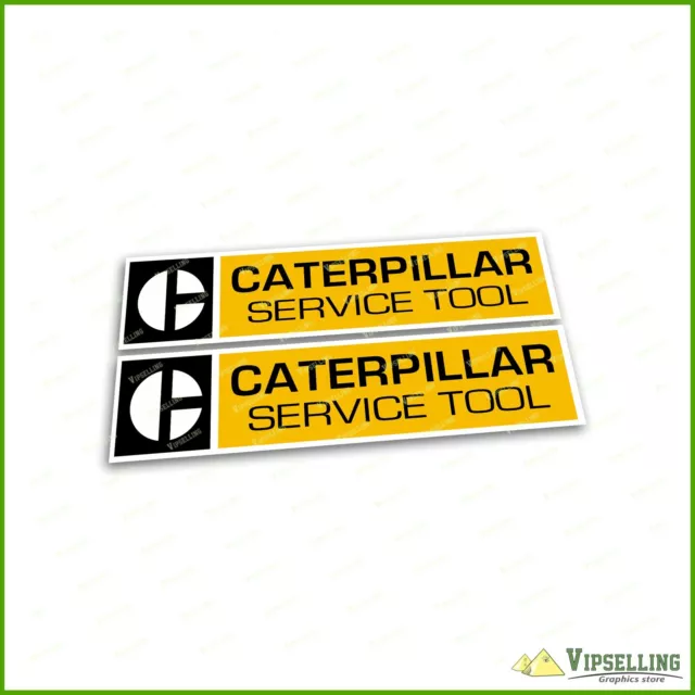 CAT Caterpillar Service Tool Laminated Decals Set Vinyl Aftermarket Upgrade