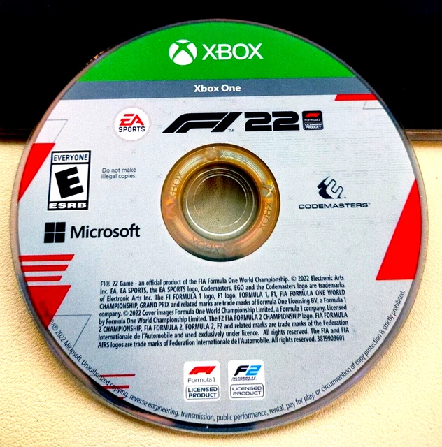 F1 2022 STANDARD Microsoft Xbox Series X 2022 GAME DISC ONLY "VGC