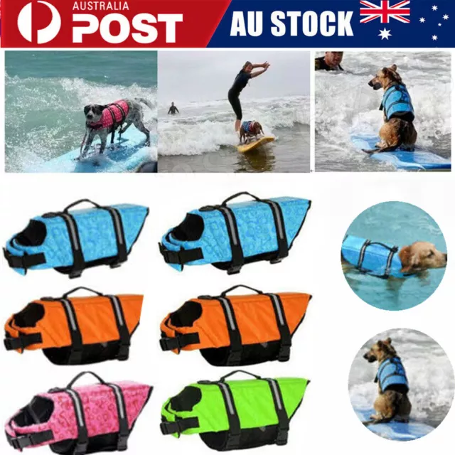 Beach Buoyancy-Lifesaver Pet Safety Vest Swimming Dog Life Jacket Boating Float