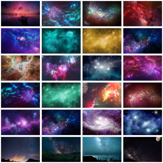 Nebula Starry Sky Photography Background Studio Photo Backdrop