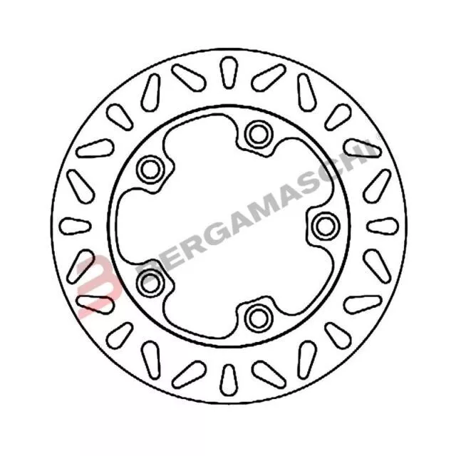 Sym Hd 125 2006 2007 2008 2009 2010 2017 Disco Freno Posteriore Ferodo Fmd0417R