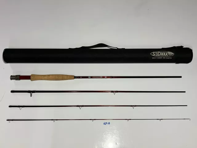 ST. CROIX FLY fishing rod Avid AF907 9' #7 (trout/perch) 2pc with rod tube  £62.00 - PicClick UK