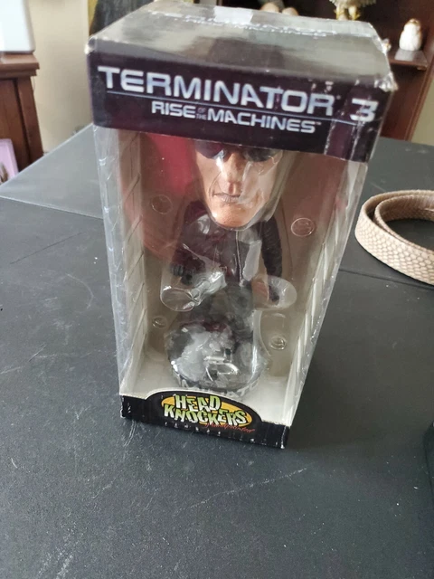 NECA Head Knockers Terminator T3 Bobble Head Statue Resin Figure Arnold