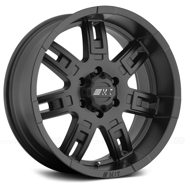 Mickey Thompson Sidebiter II 15x8 5x4.5" -22mm Satin Black Wheel Rim 15" Inch