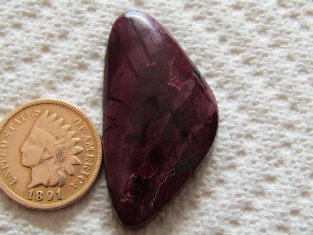 Purple Alunite Cab 28 carat rare freeform cabochon